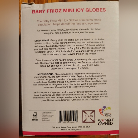 Sonage Baby Frioz Mino Icy Globes - Picture 2 of 2